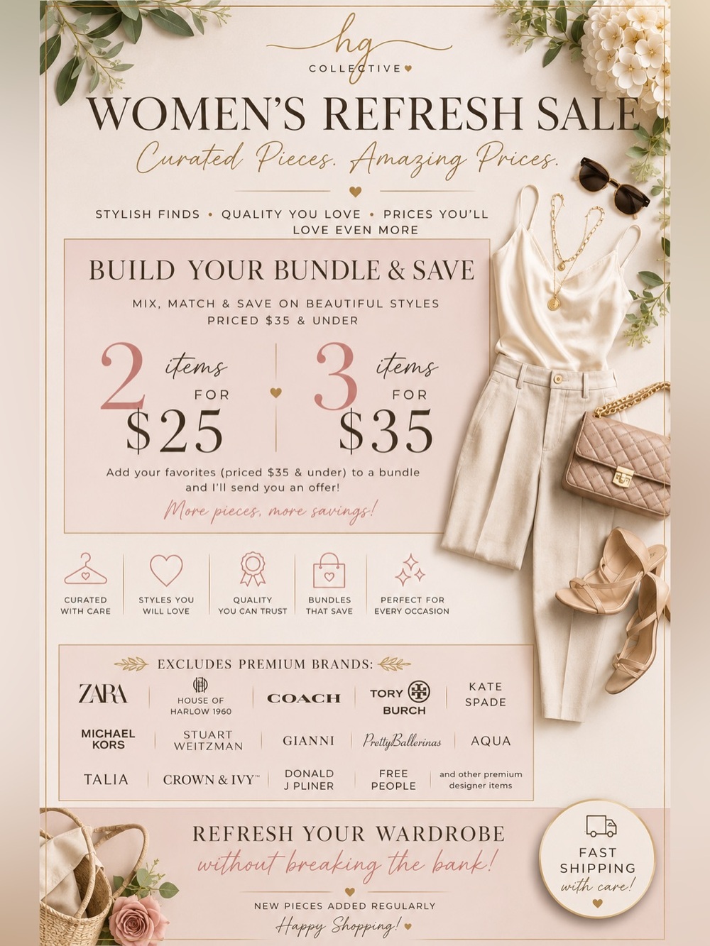 HG Collective | Build Your Bundle & Save | Women’s Boutique Styles $35 & Under